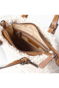 Thumbnail for CAFèNOIR borsa donna a mano rettangolare piccola C3NF0920 Q007 BEIGE CUOIO inverno 2025