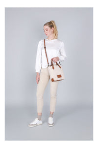 Thumbnail for CAFèNOIR borsa donna a mano rettangolare piccola C3NF0920 Q007 BEIGE CUOIO inverno 2025