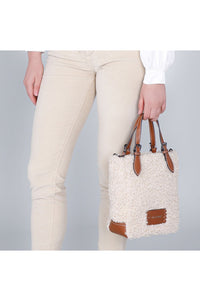 Thumbnail for CAFèNOIR borsa donna a mano rettangolare piccola C3NF0920 Q007 BEIGE CUOIO inverno 2025