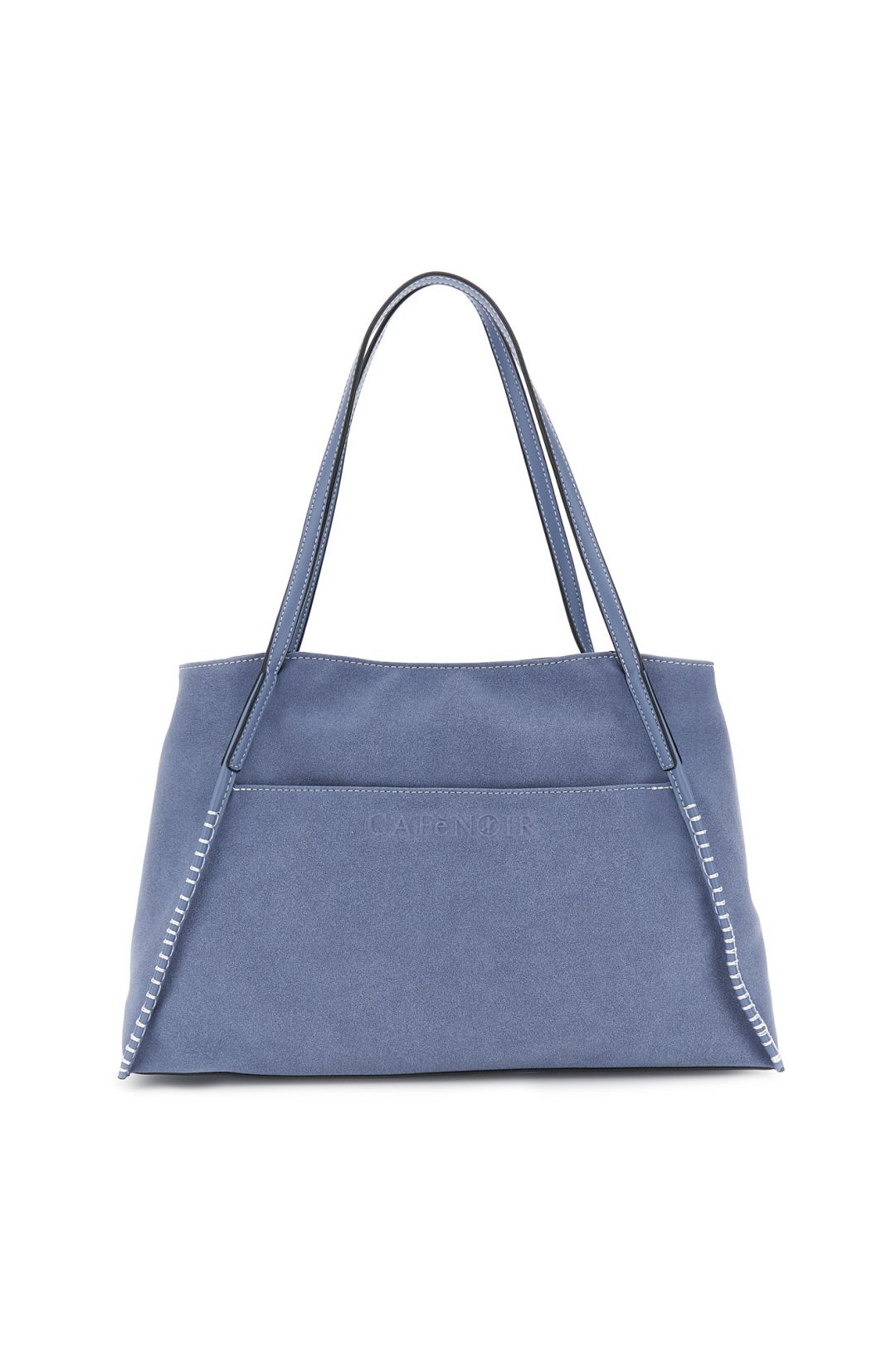 CAFèNOIR borsa donna shopping a spalla ecosuede grande C3NF1022 B004 AVIO estate 2026