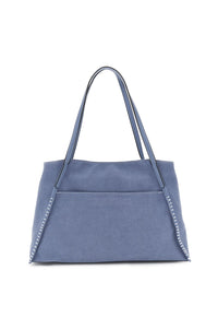 Thumbnail for CAFèNOIR borsa donna shopping a spalla ecosuede grande C3NF1022 B004 AVIO estate 2026
