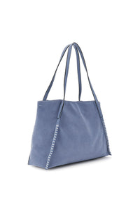 Thumbnail for CAFèNOIR borsa donna shopping a spalla ecosuede grande C3NF1022 B004 AVIO estate 2026