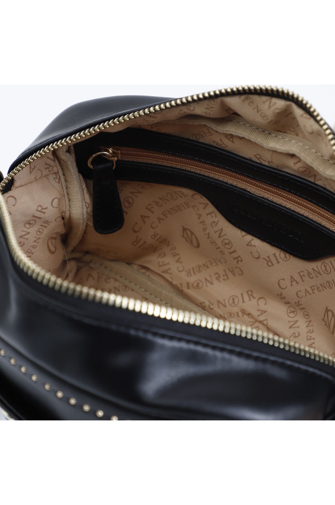 CAFèNOIR borsa donna camera bag tracolla ecopelle small C3NI0819 N001 NERO estate 2025