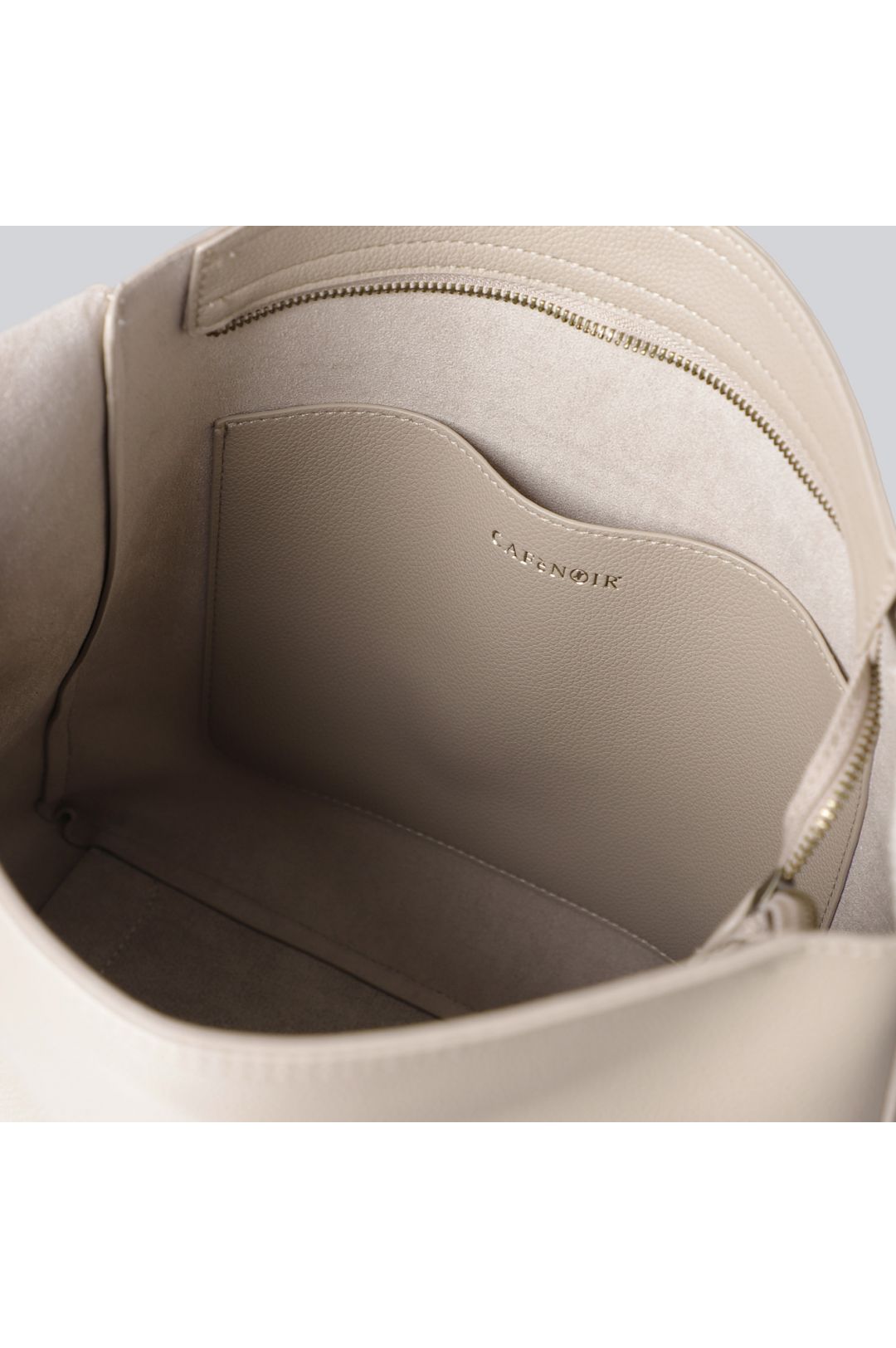 CAFèNOIR borsa donna sacca a spalla ecopelle grande C3NS0944 M019 BEIGE inverno 2025