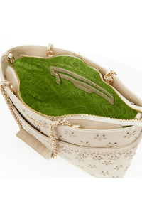 Thumbnail for CAFèNOIR borsa donna shopping a spalla ecopelle large C3NU1052 M008 BEIGE estate 2026