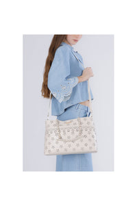 Thumbnail for CAFèNOIR borsa donna shopping a spalla ecopelle large C3NU1052 M008 BEIGE estate 2026