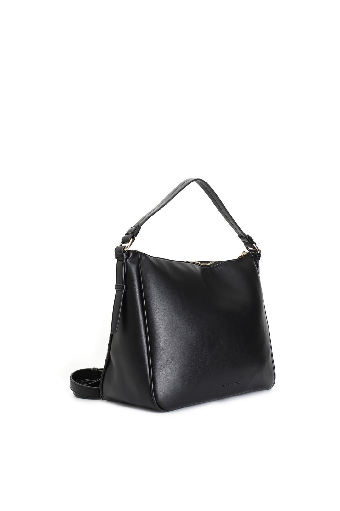 CAFèNOIR borsa donna spalla ecopelle large C3WB0806 N001 NERO BEIGE estate 2025