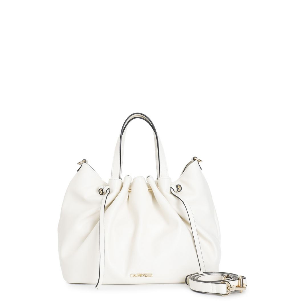CAFèNOIR borsa donna a mano ecopelle media C3WD0808 W015 PANNA estate 2025