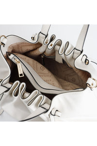 Thumbnail for CAFèNOIR borsa donna a mano ecopelle media C3WD0808 W015 PANNA estate 2025