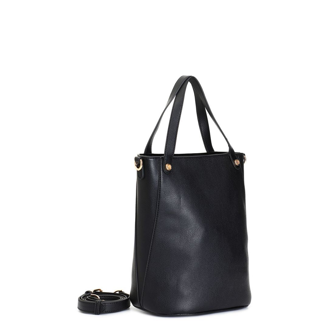 CAFèNOIR borsa donna secchiello a mano ecopelle media C3YA0801 N001 NERO estate 2025
