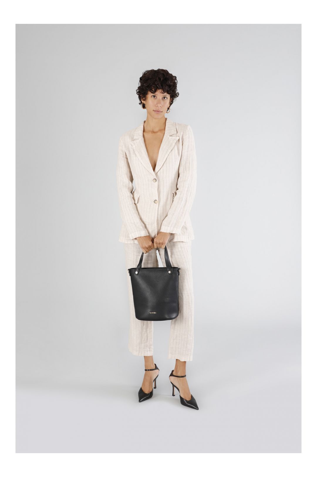 CAFèNOIR borsa donna secchiello a mano ecopelle media C3YA0801 N001 NERO estate 2025