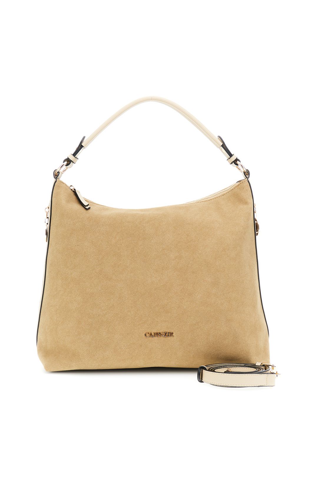 CAFèNOIR borsa donna sacca a spalla ecosuede grande C3YB0904 M008 BEIGE inverno 2025