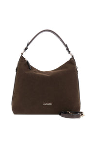 Thumbnail for CAFèNOIR borsa donna sacca a spalla ecosuede grande C3YB0904 M012 MARRONE inverno 2025
