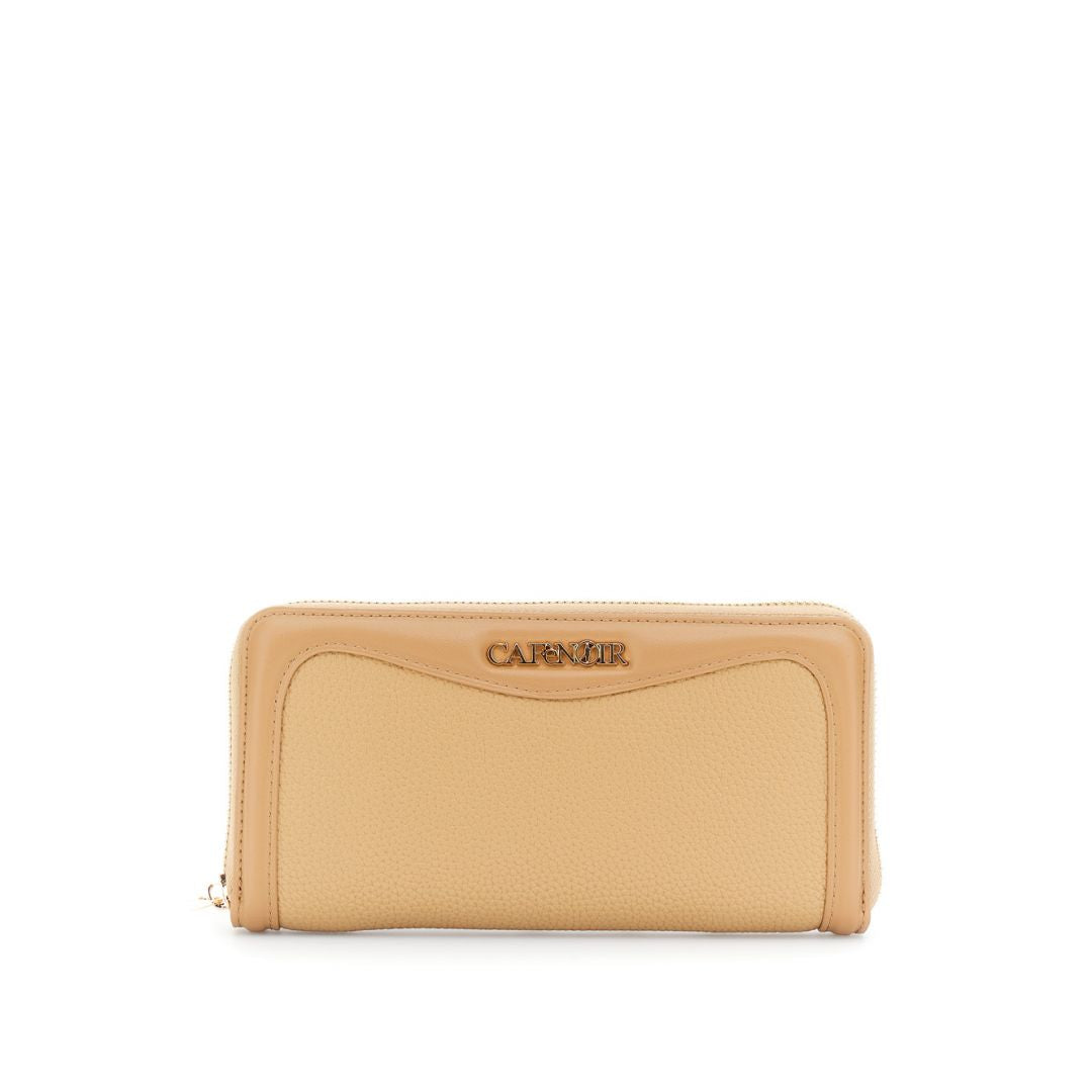 CAFèNOIR portafoglio donna ecopelle cerniera C4AA0903 M003 BISCOTTO CAMMELLO inverno 2025