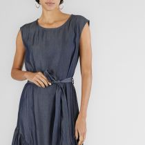 CAFèNOIR abito donna longuette midi tencel denim C7JA0218 B009 INDACO BLU estate 2025