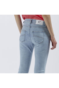 Thumbnail for CAFèNOIR pantaloni donna jeans zampetta C7JJ1026 B010 CELESTE CHIARO estate 2024