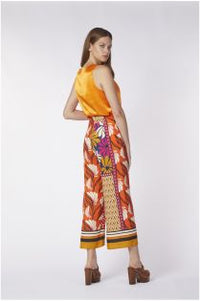 Thumbnail for CAFèNOIR pantaloni donna cropped C7JP0130 S024 fantasia MULTICOLOR estate 2023