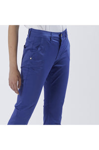 Thumbnail for CAFèNOIR pantaloni donna slim cotone stretch C7JP0167 B055 BLU ROYAL estate 2024