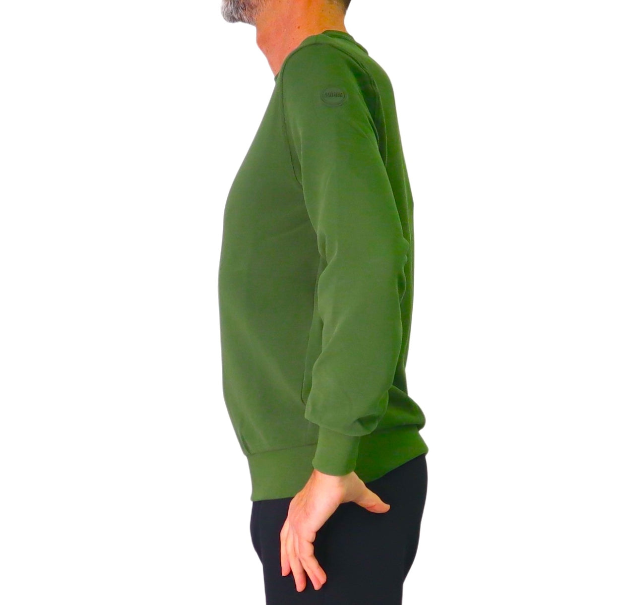 COLMAR felpa uomo scollo a giro cotone millerighe 6153R 1XL NOWER 769 VERDE estate 2026