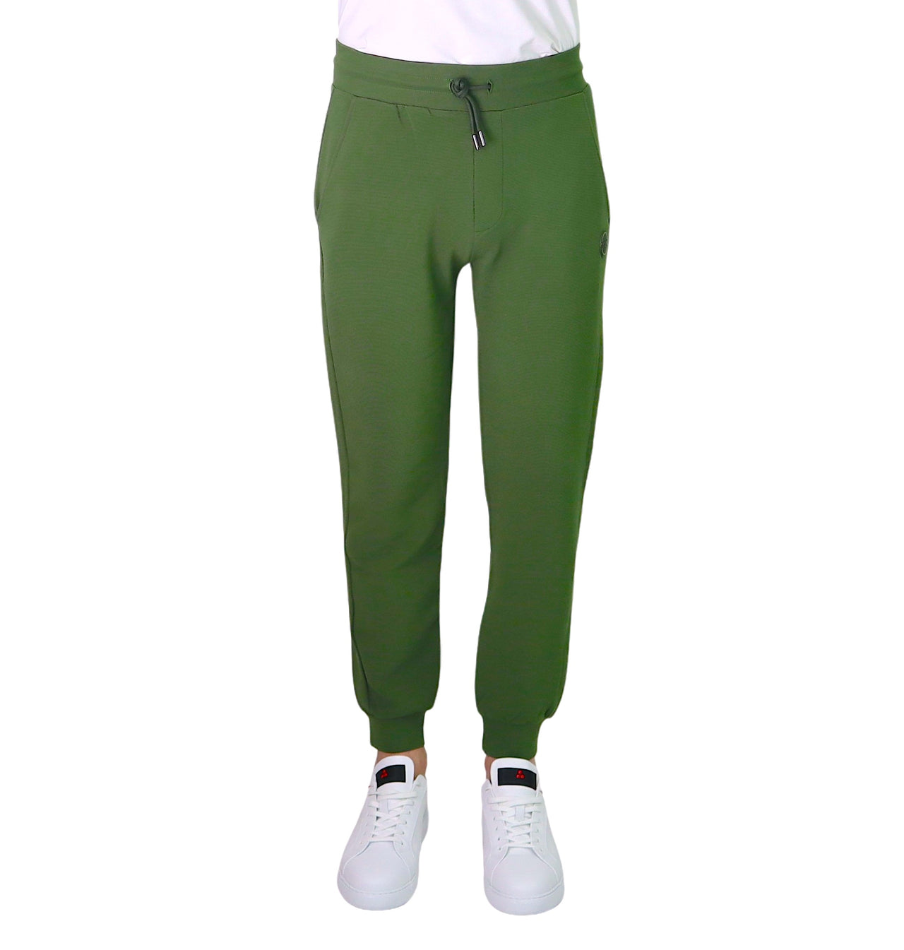 COLMAR pantaloni uomo felpa tuta cotone millerighe 6155R 1XL NOWER 769 VERDE estate 2026