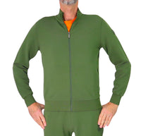 Thumbnail for COLMAR felpa uomo full-zip cotone millerighe 6152R 1XL NOWER 769 VERDE estate 2026