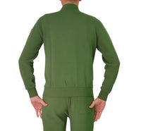 Thumbnail for COLMAR felpa uomo full-zip cotone millerighe 6152R 1XL NOWER 769 VERDE estate 2026