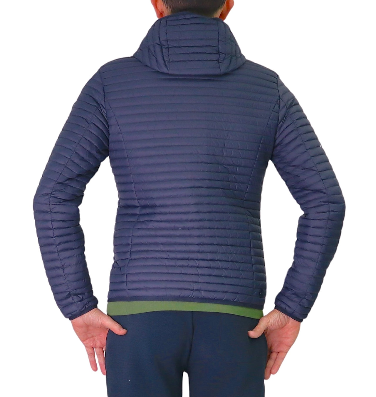 COLMAR giubbino uomo bomber cappuccio piuma leggero 1237 8VX REPUNK 68 BLU estate 2026