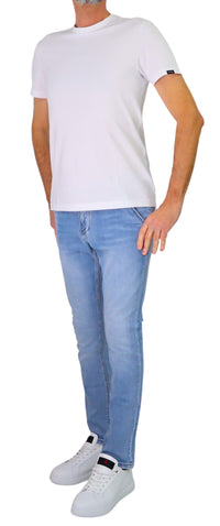Thumbnail for COLMAR t-shirt uomo manica corta girocollo 7530 8ZB TECHNICALITY 01 BIANCO estate 2026