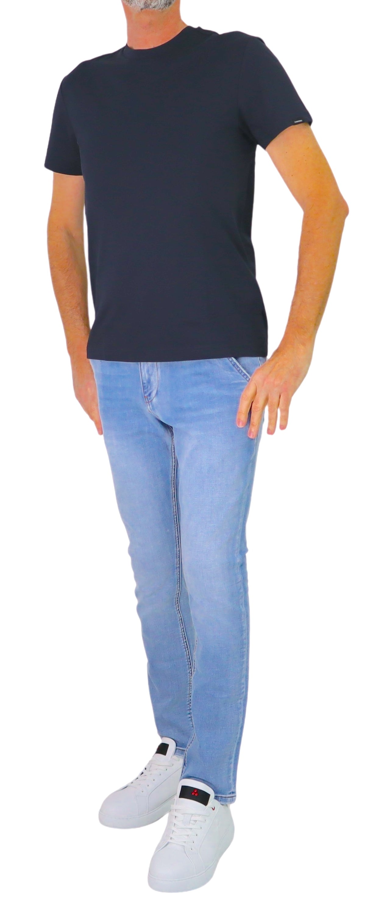 COLMAR t-shirt uomo manica corta girocollo 7530 8ZB TECHNICALITY 68 BLU estate 2026