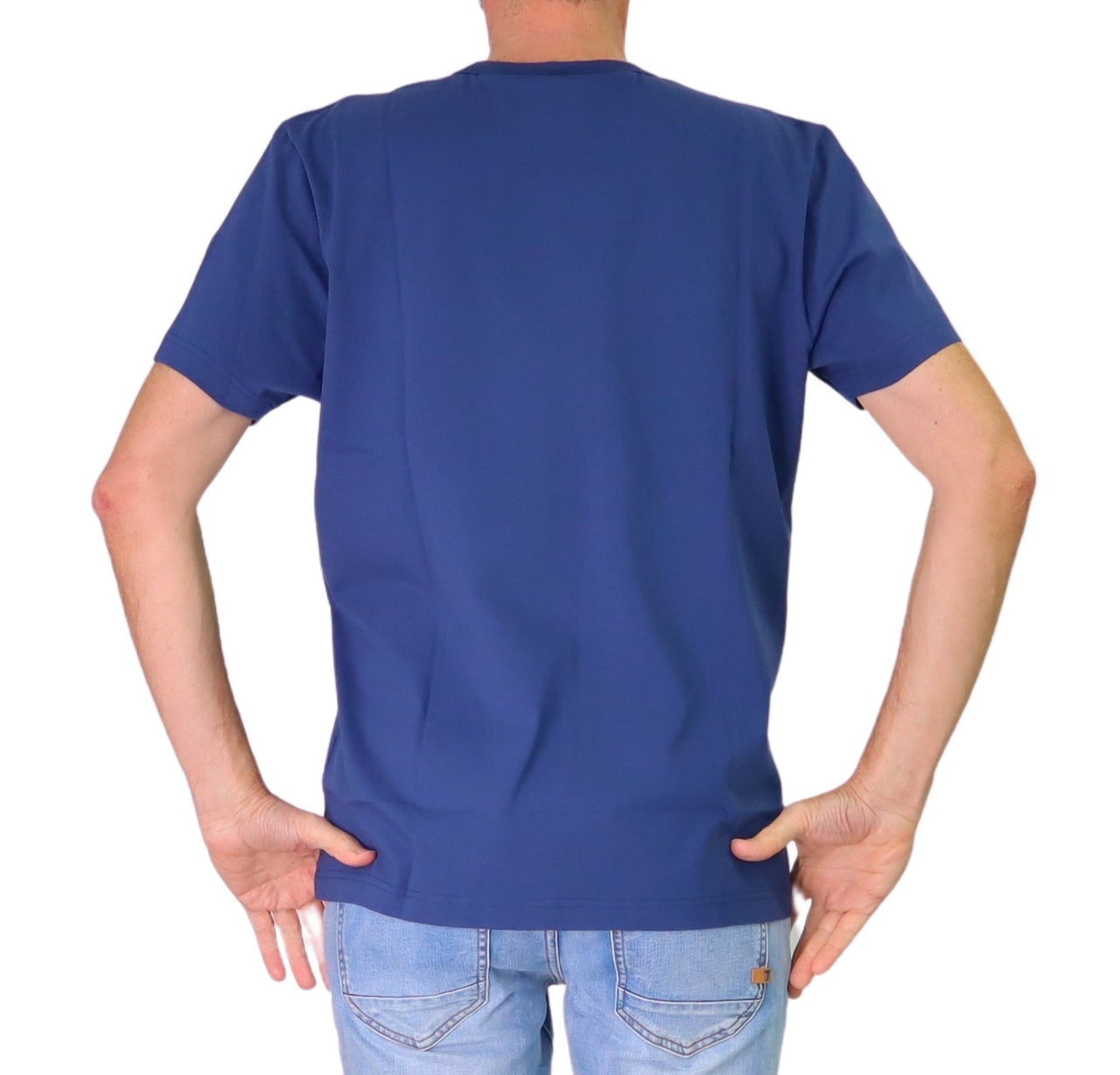 COLMAR t-shirt uomo manica corta girocollo cotone 7540 6SH FRIDA 432 BLU estate 2026