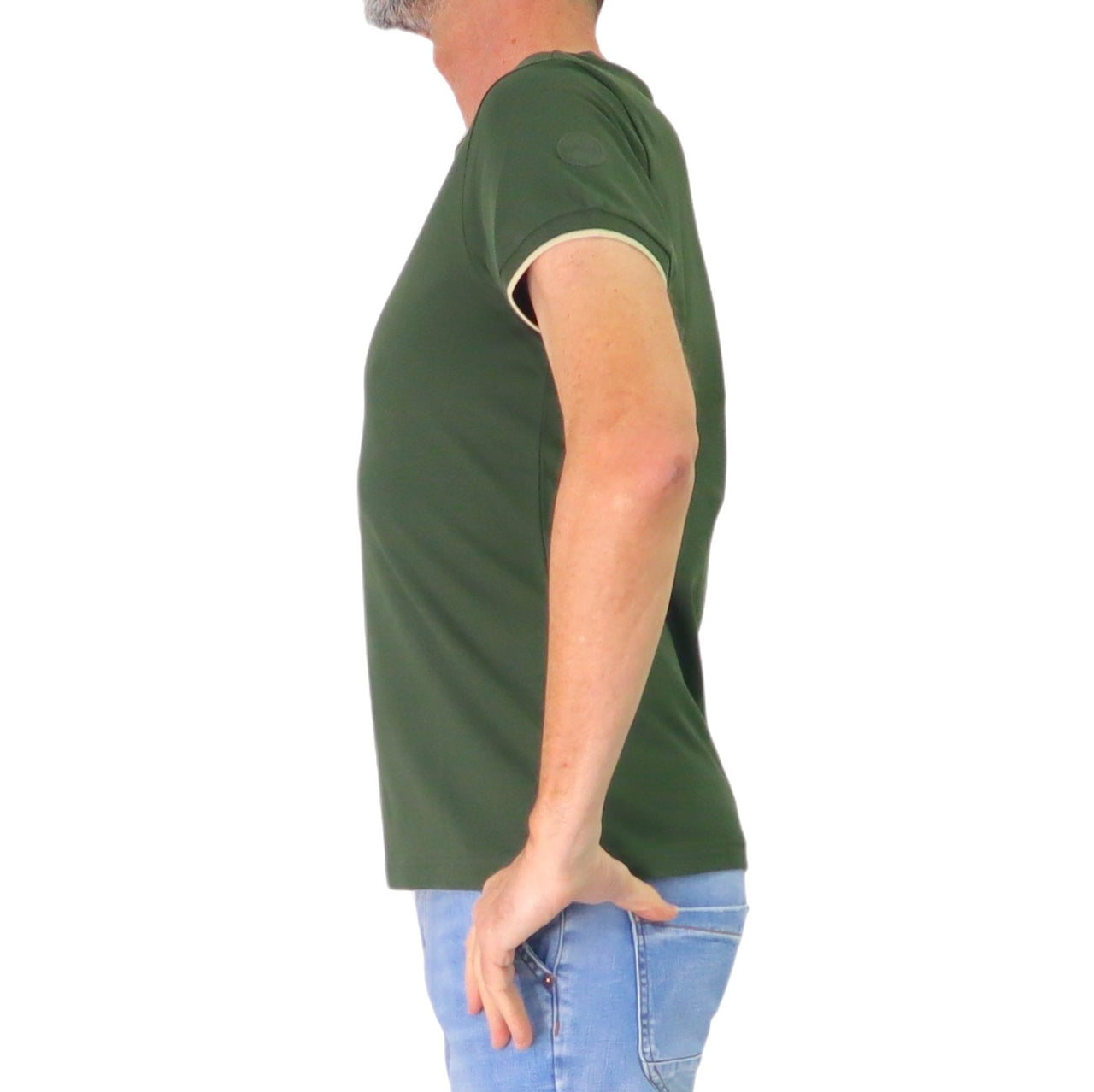 COLMAR t-shirt uomo manica corta girocollo cotone 7506R 4SH MONDAY 769 VERDE estate 2026
