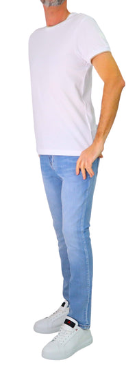 Thumbnail for COLMAR t-shirt uomo manica corta girocollo cotone 7506R 4SH MONDAY 01 BIANCO estate 2026