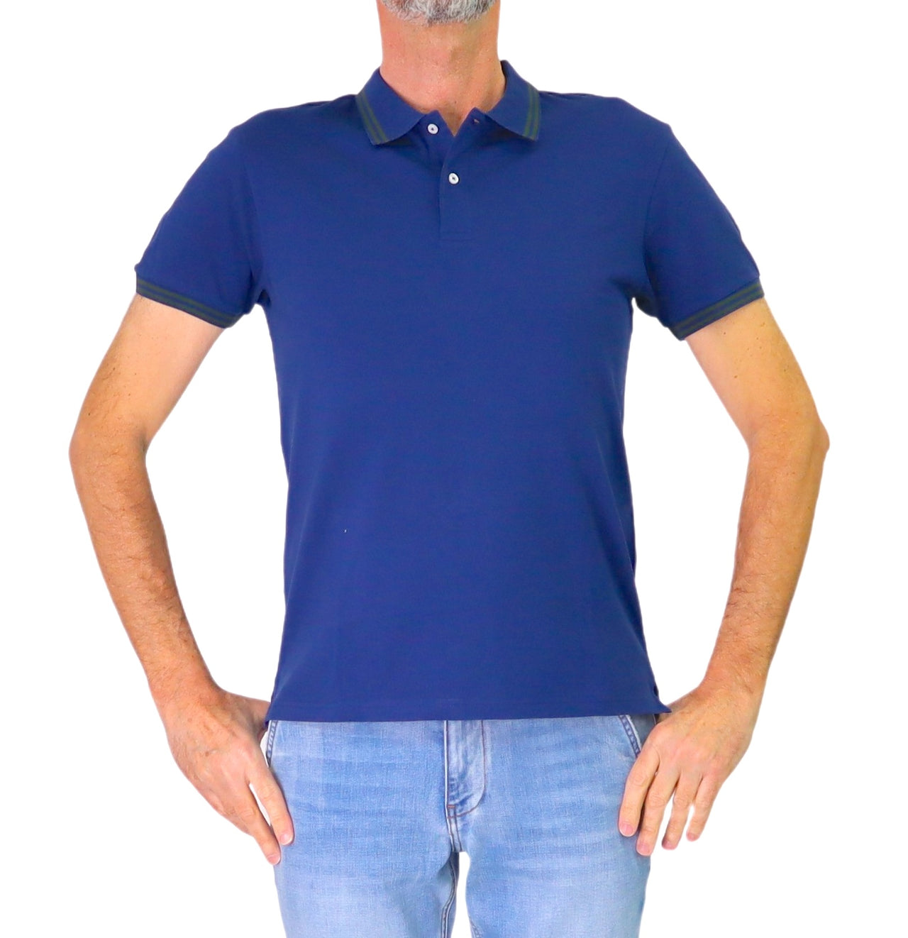 COLMAR polo uomo manica corta cotone 7699 4SH MONDAY 432 BLU estate 2026