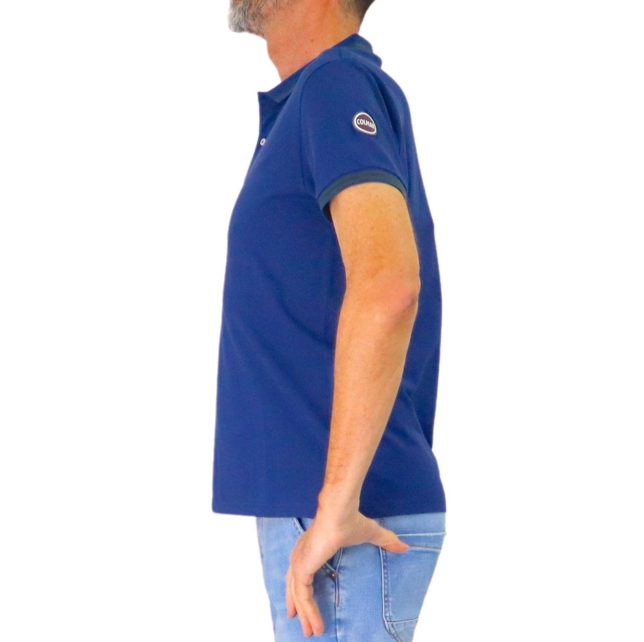 COLMAR polo uomo manica corta cotone 7699 4SH MONDAY 432 BLU estate 2026