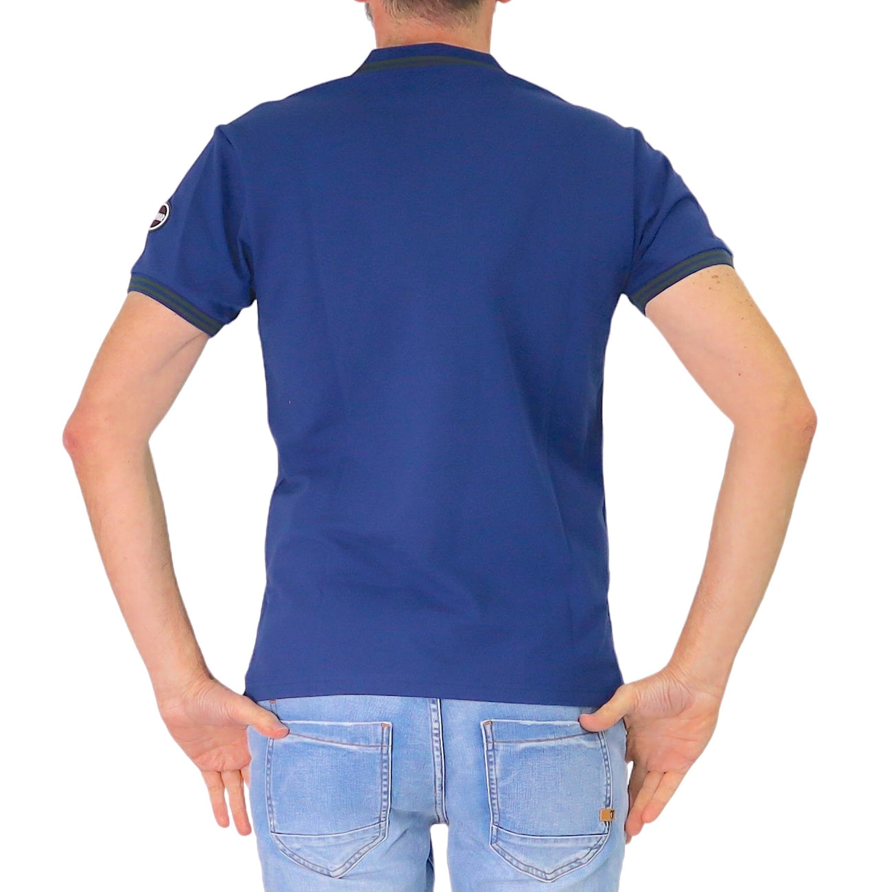 COLMAR polo uomo manica corta cotone 7699 4SH MONDAY 432 BLU estate 2026