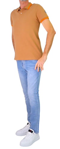 Thumbnail for COLMAR polo uomo manica corta cotone 7699 4SH MONDAY 376 CAMMELLO estate 2026