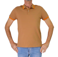 Thumbnail for COLMAR polo uomo manica corta cotone 7699 4SH MONDAY 376 CAMMELLO estate 2026