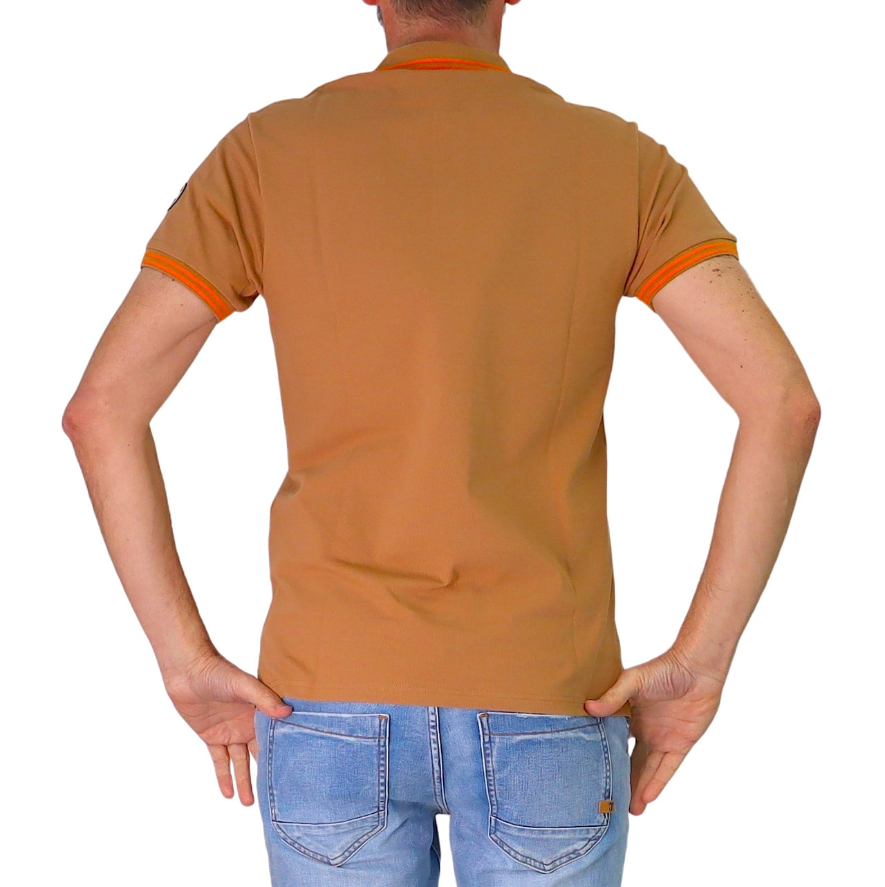 COLMAR polo uomo manica corta cotone 7699 4SH MONDAY 376 CAMMELLO estate 2026