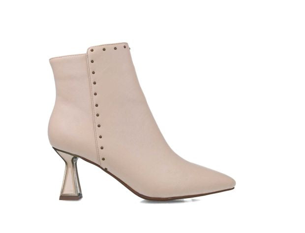 MENBUR stivali bassi donna tacco 65 simil pelle 24570 0006 PANNA inverno 2023