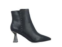 Thumbnail for MENBUR stivali bassi donna tacco 65 simil pelle 24570 0001 NERO inverno 2023