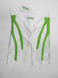 Thumbnail for ERREA' bermuda intimo sportivo ACTIVE TENSE mod.ERGO col.BIANCO/VERDE tg.XS/S - dodo.club