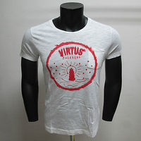 Thumbnail for VIRTUS PALESTRE t-shirt uomo m/corta mod.C1VP7250601U col.BIANCO tg.XL est.2013 - dodo.club
