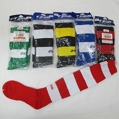 JOMA calzettoni calcio con piede modello ZEBRA ADULTO colore a scelta KIT da 10 PAIA - dodo.club
