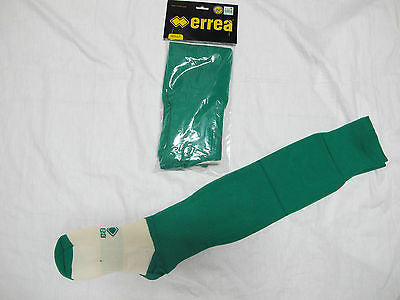ERREA' calzettoni calcio con piede modello A410 ADULT colore VERDE KIT da 20 PAIA - dodo.club