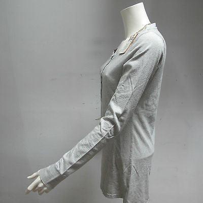 VIRTUS PALESTRE t-shirt m/lunga donna mod.C2VP7130729D col.BEIGE/GRIGIO inv.2013 - dodo.club