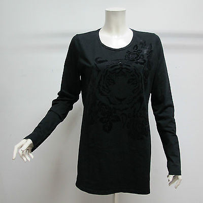 DEHA t-shirt donna m/lunga mod.B92381 col.NERO tg.2XL inverno 2014 - dodo.club