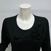 Thumbnail for DEHA t-shirt donna m/lunga mod.B92381 col.NERO tg.2XL inverno 2014 - dodo.club