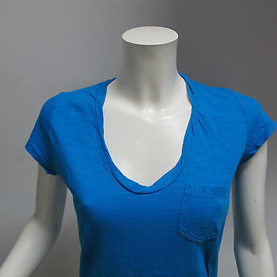 DEHA t-shirt donna manica corta scollo V art.B02332 col.AZZURRO tg.L estate 2013 - dodo.club