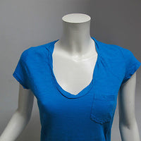 Thumbnail for DEHA t-shirt donna manica corta scollo V art.B02332 col.AZZURRO tg.L estate 2013 - dodo.club