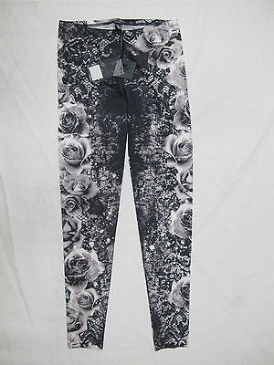 DEHA pantaloni leggins donna D95375 col.NERO GRIGIO BIANCO tg.L